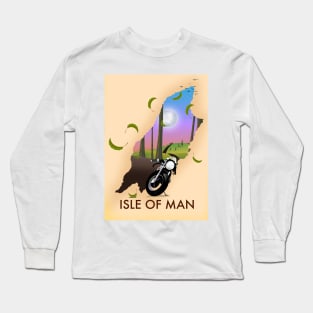 Isle of Man Travel poster Long Sleeve T-Shirt